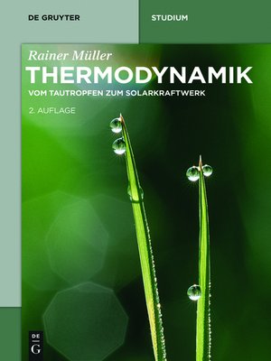 cover image of Thermodynamik